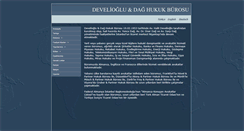 Desktop Screenshot of develiogludag.com