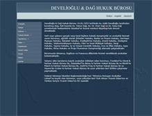 Tablet Screenshot of develiogludag.com
